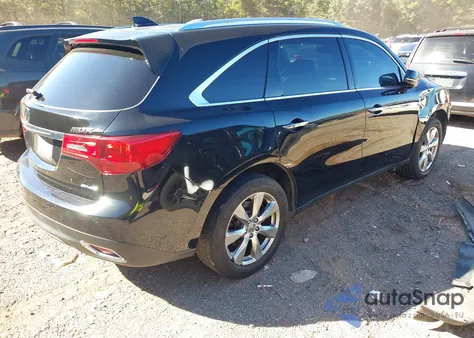 2016 Acura Mdx Advance Entertainment Packages/Advance Package z USA, uszkodzony, nr VIN 5FRYD4H94GB052016